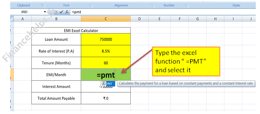 EMI Calculation