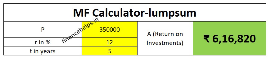 Mutual Fund Calculator